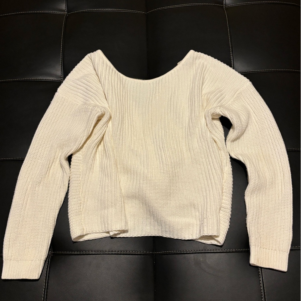 Roxy Cream Women's Crew Neck Sweater